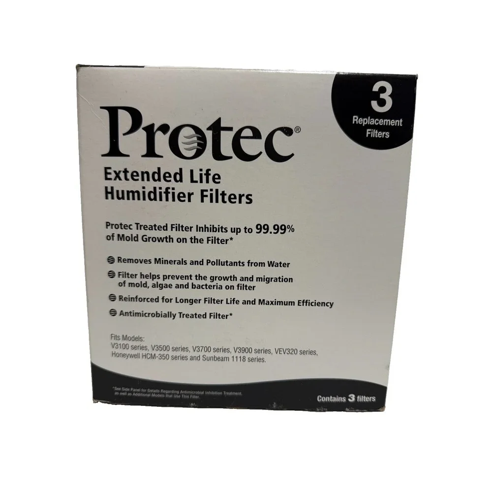 3 Pack Protec PWF2AM Humidifier Wick‎ Drum Filter Replacements